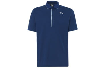 Image of Oakley SI Enhance 8.7 Short Sleeve Polo - Mens, Dark Blue, Large, 434260-609-L