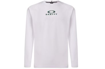 Image of Oakley SI Enhance Crew 9.7 Long Sleeve T-Shirt - Mens, White, Small, 458100-100-S