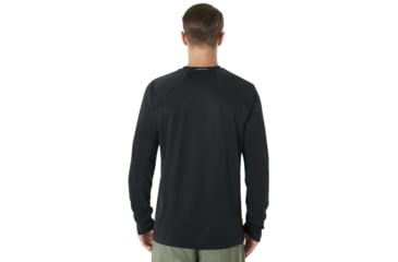 Image of Oakley Enhance Long Sleeve Crew 8.7.02 - Mens, Blackout, Large, 434249-02E-L