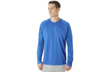 Image of Oakley Enhance Long Sleeve Crew 8.7.02 - Mens, Ozone, Medium, 434249-62T-M