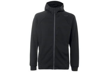 Image of Oakley SI Enhance Tech Fleece Jacket Grid - Mens, Blackout, Medium, 461731-02E-M