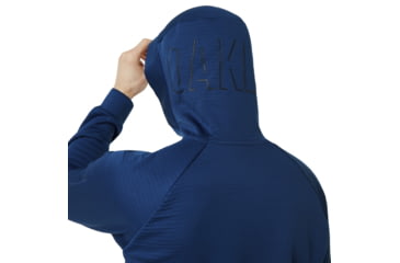 Image of Oakley SI Enhance Tech Fleece Jacket Grid - Mens, Dark Blue, Extra Large, 461731-609-XL