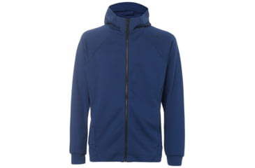 Image of Oakley SI Enhance Tech Fleece Jacket Grid - Mens, Dark Blue, Extra Large, 461731-609-XL