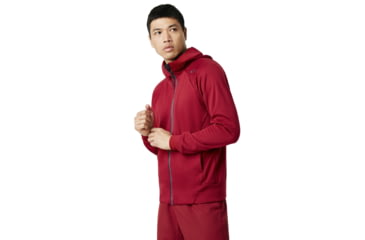 Image of Oakley SI Enhance Tech Fleece Jacket Grid - Mens, Sundried Tomato, Medium, 461731-4ST-M