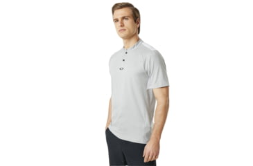 Image of Oakley SI Ergonomic Evolution Polo Short Sleeve - Mens, Granite Heather, 2XL, 434326-24L-XXL
