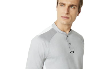 Image of Oakley SI Ergonomic Evolution Polo Short Sleeve - Mens, Granite Heather, 2XL, 434326-24L-XXL