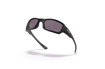 Image of Oakley SI Fives Squared Sunglasses, Matte Black/USA Flag Frame, Prizm Gray Lens, OO9238-3554