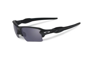 Image of Oakley SI Flak Jacket 2.0 XL Sunglasses,Matte Black Frame,Rectangle Grey Polarized Lens OO9188-14