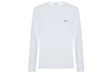 Image of Oakley SI Link Long Sleeve Top - Mens, White, Medium, 433995A-100-M