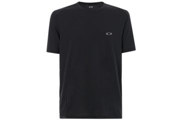 Image of Oakley Link Short Sleeve Top - Mens, Blackout, Extra Small, 433994A-02E-XS