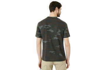 Image of Oakley Link Short Sleeve Top - Mens, Blackout Camo, Large, 434246P-978-L