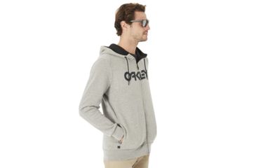 Image of Oakley SI Mark Ii Fz Hoodie - Mens, Athletic Heather Grey, Extra Large, 472335A-24G-XL