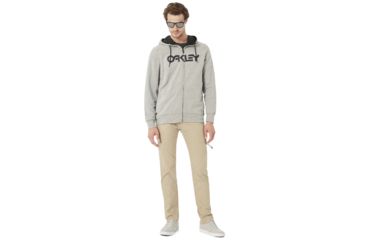 Image of Oakley SI Mark Ii Fz Hoodie - Mens, Athletic Heather Grey, Extra Large, 472335A-24G-XL
