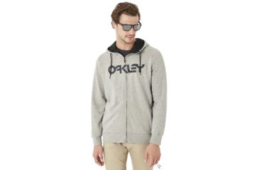 Image of Oakley SI Mark Ii Fz Hoodie - Mens, Athletic Heather Grey, Extra Large, 472335A-24G-XL