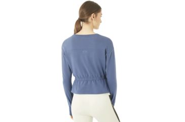 Image of Oakley Luxe Crewneck Fleece - Womens, Blue Indigo, Extra Large, 561326-68D-XL