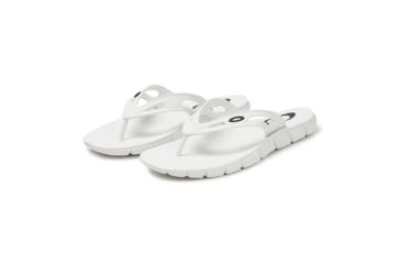 Image of Oakley Operative 2.0 Flip Flop - Mens, White, 10, 13547-100-100-10