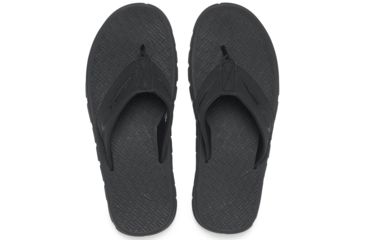 Image of Oakley Operative 2.0 Flip Flop Sandals - Mens, Blackout, 8.0, 13477-02E-02E-8.0