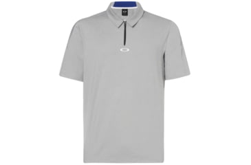 Image of Oakley SI Perf Ellipse Golf Polo Short Sleeve - Mens, Granite Heather, Small, 434340-24L-S