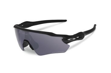 Image of Oakley SI Radar EV Path Sunglasses,Matte Black Frame,Shield Grey Polarized Lens OO9208-11