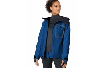 Image of Oakley SI Soft Shell Jacket 10K - Womens, Dark Blue, Small, 511725-609-S