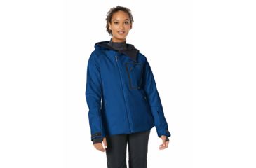 Image of Oakley SI Soft Shell Jacket 10K - Womens, Dark Blue, Small, 511725-609-S