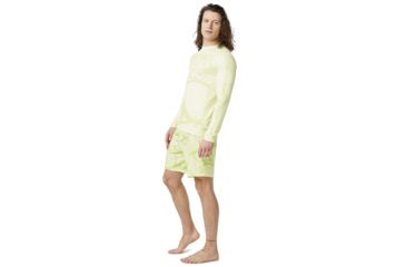 Image of Oakley SI Staple 1975 Long Sleeve Rashguard - Mens, Pale Lime Yellow, Small, 482600-51A-S