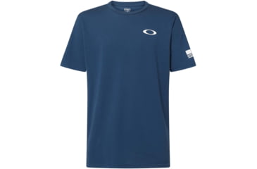 Image of Oakley SI Strong T-Shirts - Mens, Universal Blue/American, Small, FOA404139-6UA-S