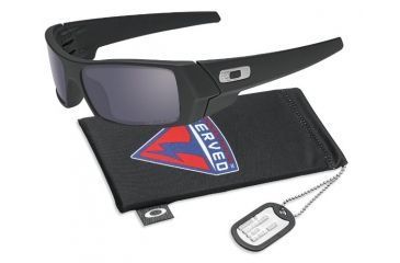 Image of Oakley SI Gascan, Soft Touch Black/Dog Tag OO9014-06