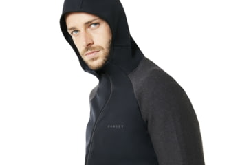 Image of Oakley Utility Knit Full Zip Jacket - Mens, Blackout, Small, 472415-02E-S