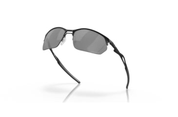 Image of Oakley SI Wiretap 2.0 Sunglasses, Satin Black Frame, Prizm Black Lens, OO4145-0860