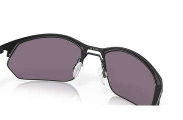 Image of Oakley SI Wiretap 2.0 Sunglasses, Satin Black Frame, Prizm Gray Lens, OO4145-0760
