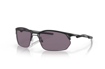 Image of Oakley SI Wiretap 2.0 Sunglasses, Satin Black Frame, Prizm Gray Lens, OO4145-0760
