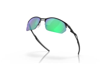 Image of Oakley SI Wiretap 2.0 Sunglasses, Satin Black Frame, Prizm Maritime Polarized Lens, OO4145-0960
