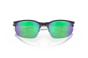 Image of Oakley SI Wiretap 2.0 Sunglasses, Satin Black Frame, Prizm Maritime Polarized Lens, OO4145-0960