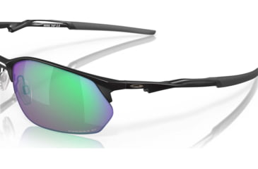 Image of Oakley SI Wiretap 2.0 Sunglasses, Satin Black Frame, Prizm Maritime Polarized Lens, OO4145-0960
