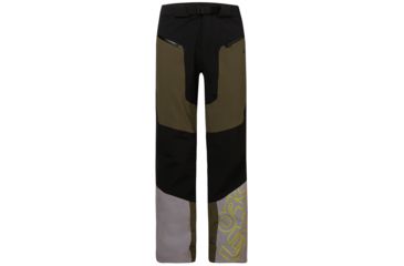 Image of Oakley Silver Fox Sft Shell 3L 10K Pant - Mens, Blackout, Small, 422604-02E-S