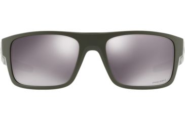 Image of Oakley Standard Issue Armed Forces Drop Point Sunglasses, Matte Olive w/Prizm Black, OO9367-2460