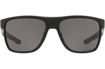 Image of Oakley Standard Issue Crossrange XL Sunglasses, Matte Black w/Prizm Grey Polarized, OO9360-1658