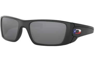 Image of Oakley SI Standard Issue Fuel Cell Flag Collection Sunglasses, Matte Black Texas w/Black Iridium, OO9096-J160