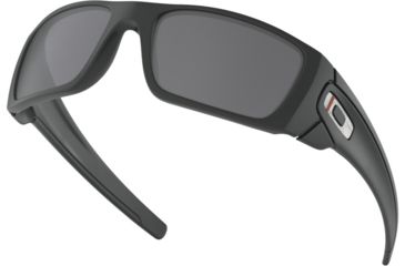 Image of Oakley Standard Issue Fuel Cell Thin Red Line Sunglasses, Matte Black w/Black Iridium, OO9096-I060