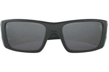 Image of Oakley Standard Issue Fuel Cell Thin Red Line Sunglasses, Matte Black w/Black Iridium, OO9096-I060