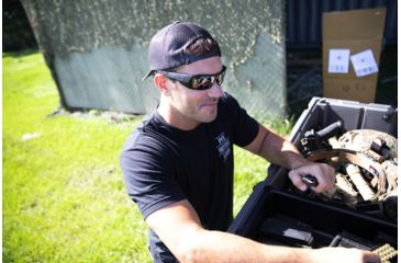 Image of Oakley SI Standard Issue Gascan BlackStandard Issuede Sunglasses, Matte Black w/Prizm Black Polarized, OO9014-2860