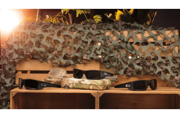 Image of Oakley Standard Issue GasCan Flag Collection Sunglasses, Matte Black Texas w/Black Iridium, OO9014-4060