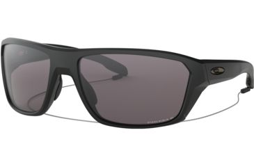 Image of Oakley SI Standard Issue Split Shot Sunglasses, Matte Black with Prizm Grey Polarized, OO9416-1364
