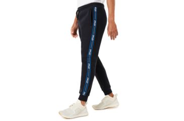 Image of Oakley Street Logo Tape Fleece Pants - Mens, Blackout, Medium, 422471-02E-M