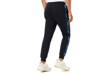Image of Oakley Street Logo Tape Fleece Pants - Mens, Blackout, Small, 422471-02E-S