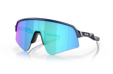 Image of Oakley Sutro Lite Sweep Sunglasses, Matte Navy Frame, Prizm Sapphire Lens, 39, OO9465-946505-39