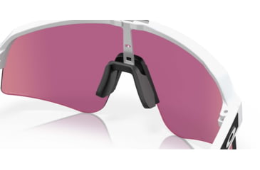 Image of Oakley Sutro Lite Sweep Sunglasses, Matte White Frame, Prizm Road Jade Lens, 39, OO9465-946504-39