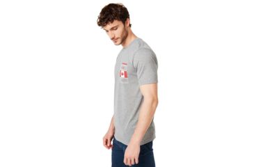 Image of Oakley Texas Short Sleeve Tee - Mens, Gray Melange, Large, 457777-2GM-L