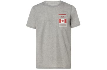 Image of Oakley Texas Short Sleeve Tee - Mens, Gray Melange, Large, 457777-2GM-L